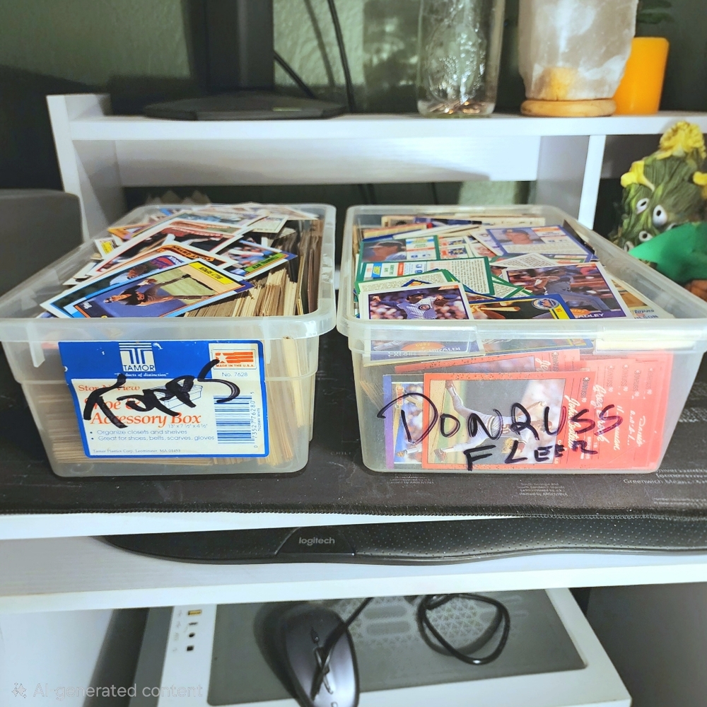 Assorted Trading Card Collection 2 Boxes